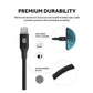 Griffin Extra Long USB-C to Lightning Cable - 10FT (3M)