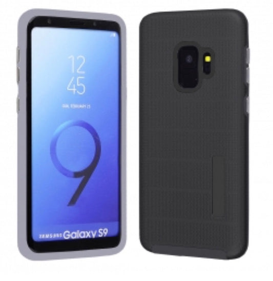 Samsung Galaxy S9 - Hybrid Slim Snap On Case- Black Color