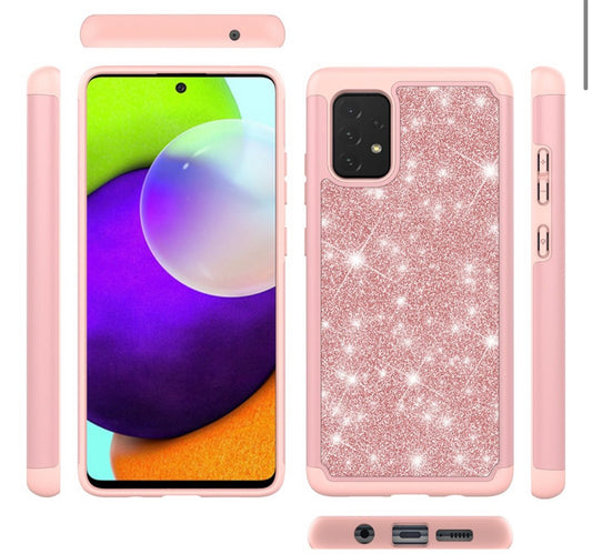 Samsung Galaxy A52 5G Bling Hybrid Case