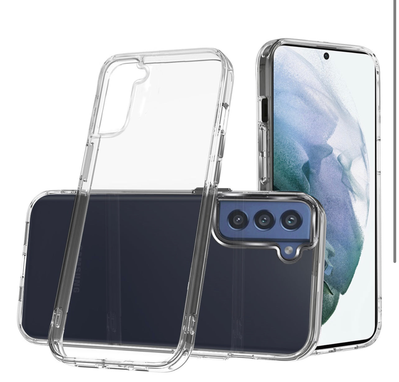 Galaxy S22 Transparent Thick 2.0mm ShockProof Cover
