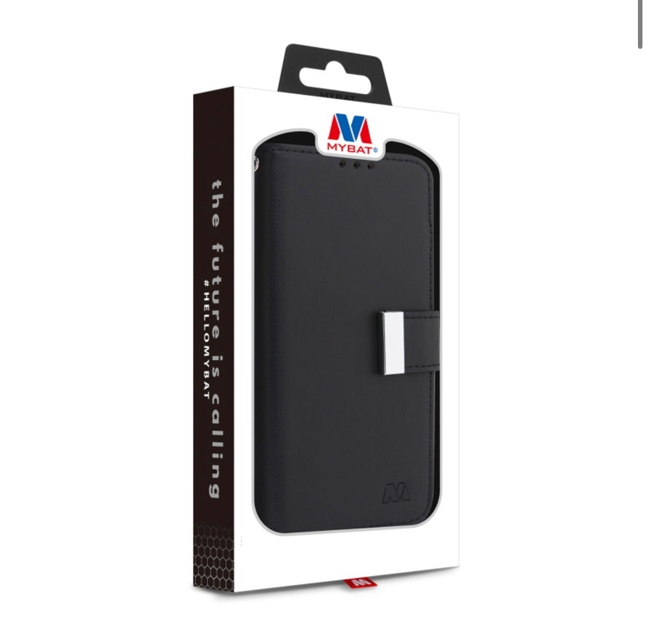 MyBat MyJacket Wallet Xtra Series for Samsung Galaxy S22 - Black / Black