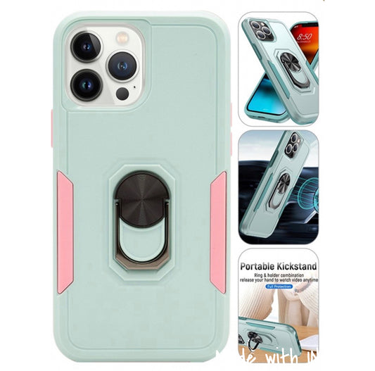 Kickstand fully protected heavy-duty shockproof case for iPhone 13 Pro