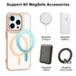 For Apple iPhone 14 Pro Max - TPU Impact Rugged MagSafe Cover Case w/Gold Bumper