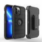 Apple iPhone 14 PLUS 3in1 Combo Holster Cover Case - Black