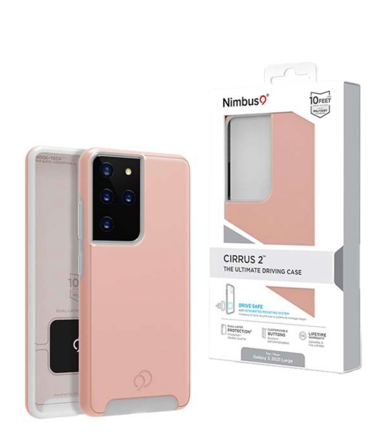 NIMBUS9 CIRRUS 2 CASE FOR SAMSUNG GALAXY S21 ULTRA (6.8) - ROSE GOLD