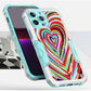 iPhone 14 6.1" Attractive Design Shockproof Hybrid Case Cover