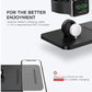 Seneo 2 in1 7.5W Fast Wireless Charger Charging Pad Stand For Apple Watch iPhone