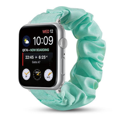 SCRUNCHIE WATCHBAND FOR APPLE WATCH 38MM / 40MM - GREEN