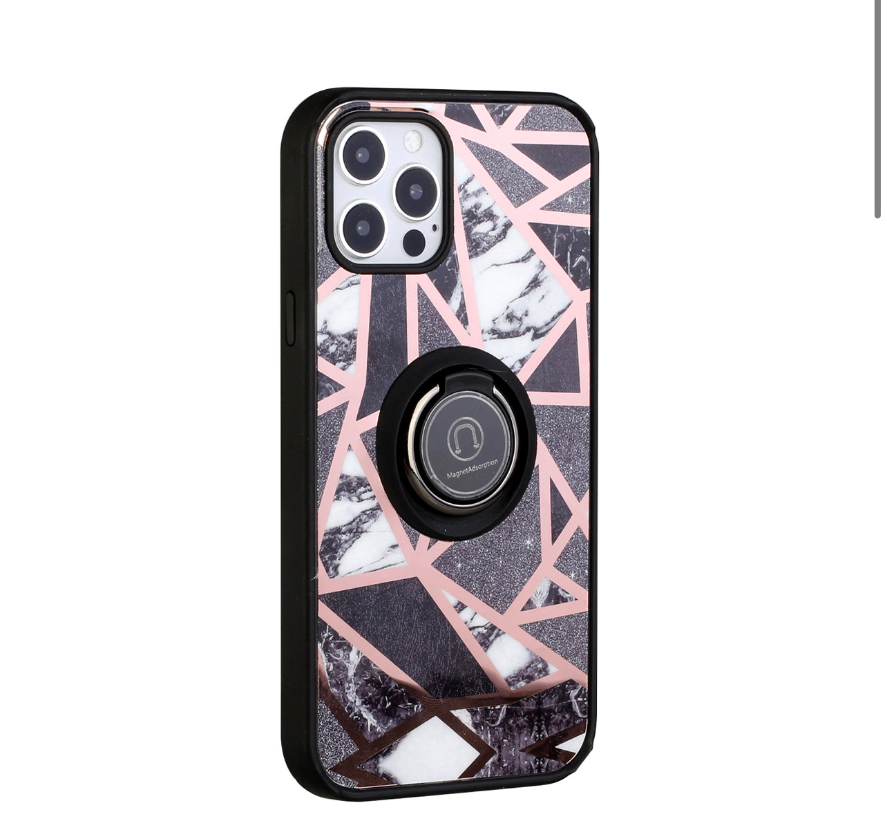 iPhone 14 PRO 6.1" Magnetic Ring Stand Cover