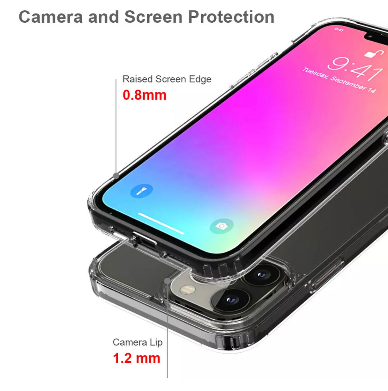iPhone 13 (6.1) Hard Clear Cover