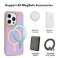 For Apple iPhone 14 Pro Max - TPU Impact Rugged MagSafe Cover Case w/Gold Bumper