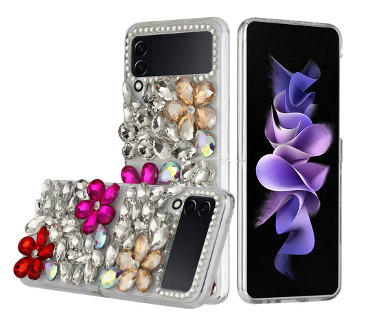 Samsung Galaxy Z Flip3 3D Full Diamond Bling Case Cover