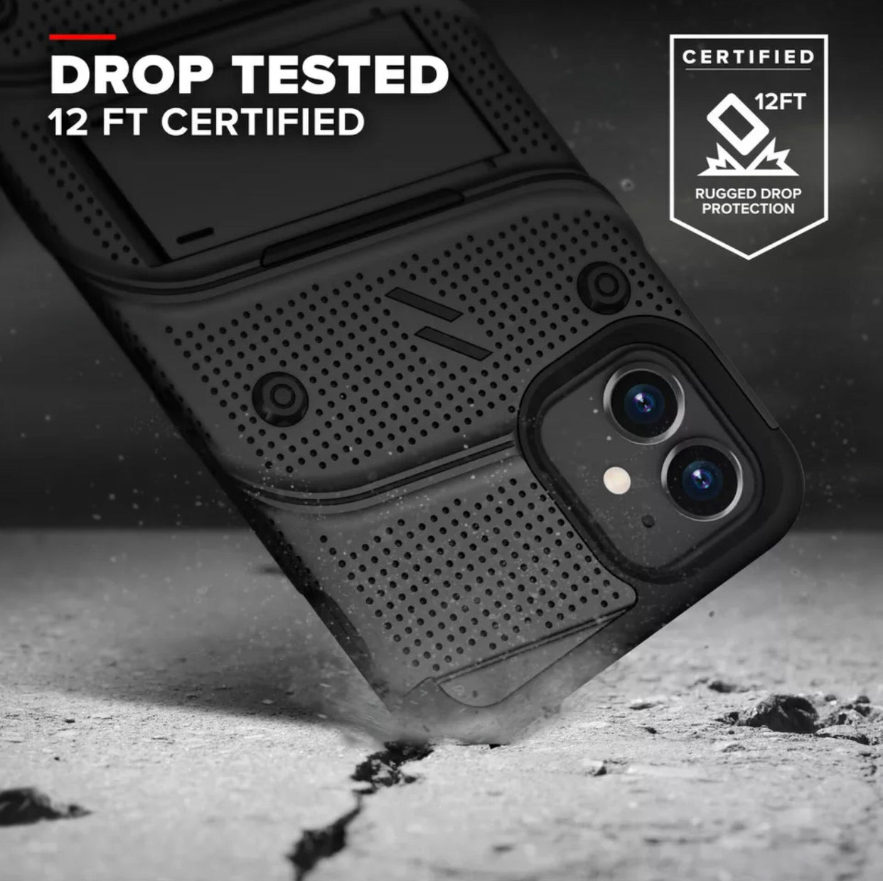 iPhone 12/Pro (6.1) Premium Case W/ Glass