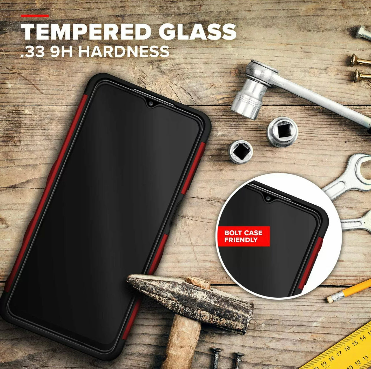 Samsung Galaxy a32 Premium Case With Glass