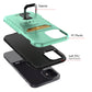 13 Pro Max Card Holder with Magnetic Ring Stand Hybrid Case Cover