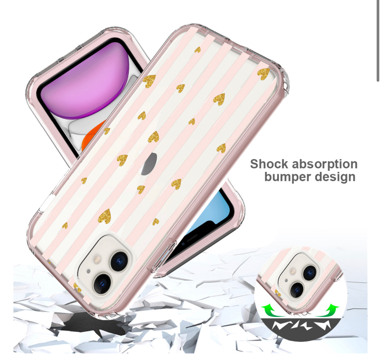 iPhone 13 Pro Essence Beautiful Design Hybrid Shockproof Case Cover