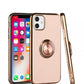 Ring Stand Case Cover Rose Gold for Apple iPhone 12 Pro
