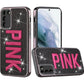 Samsung Galaxy s22 Ultra Pink Embroidery Bling Case