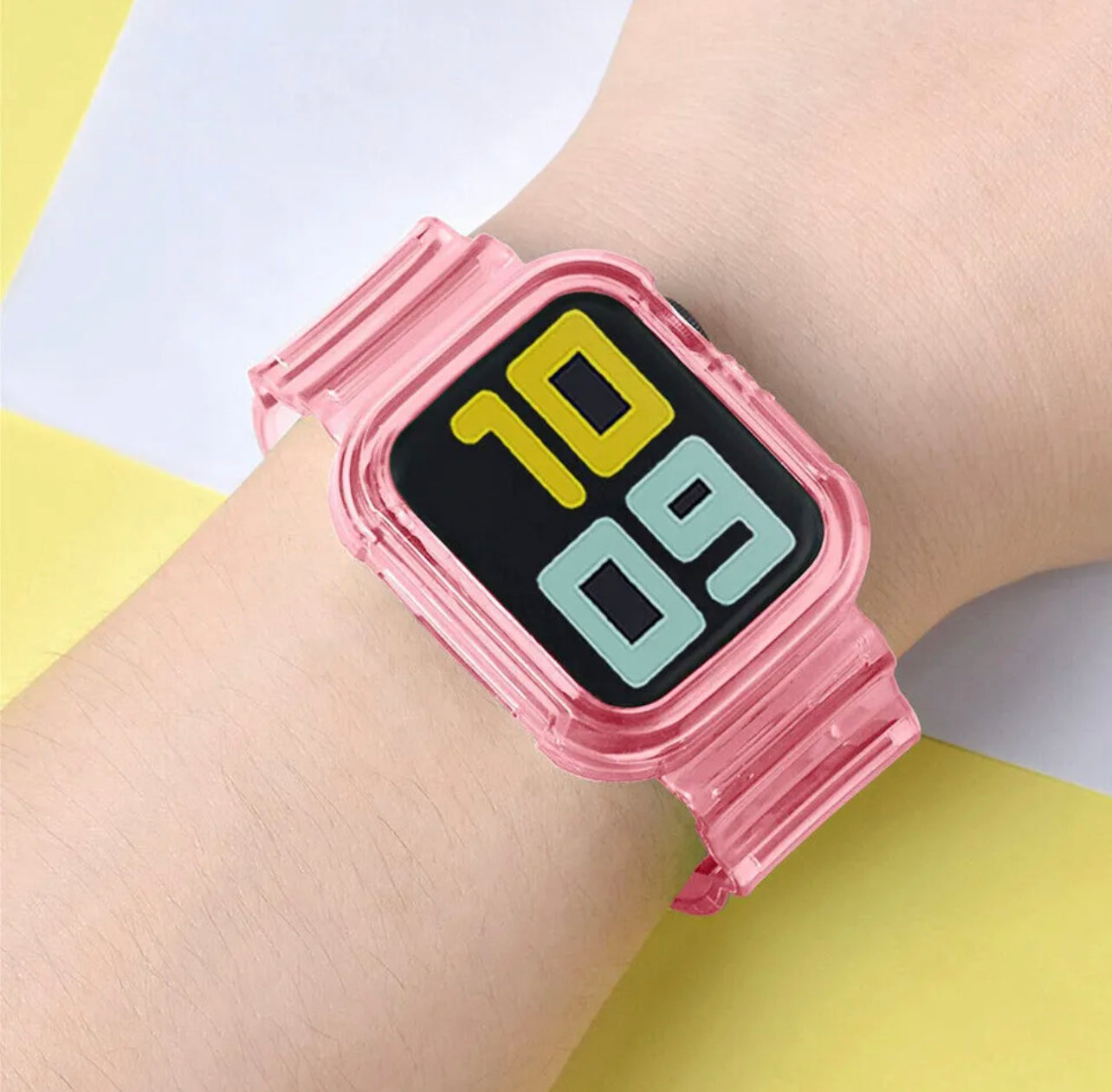 Clear iWatch Band Strap + Case