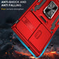 Samsung S23 Plus Ultra 5G Magnetic Ring Stand Camera Slide Case Cover