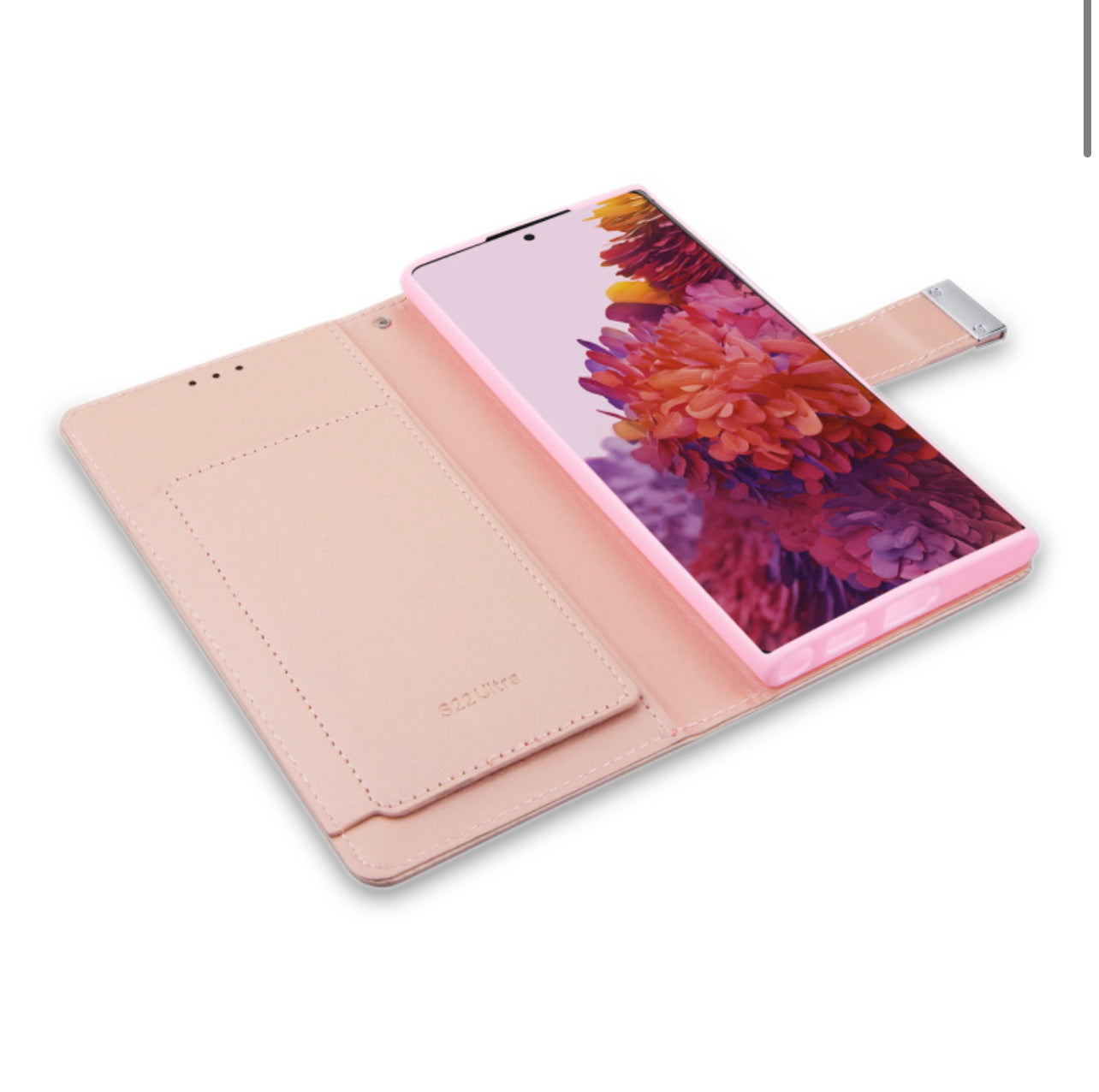 MyBat MyJacket Wallet Xtra Series for Samsung Galaxy S22 Ultra - Rose Gold