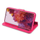 SAMSUNG GALAXY S21 ULTRA (6.8) - MYBAT MYJACKET ELEMENT SERIES WALLET CASE - HOT PINK