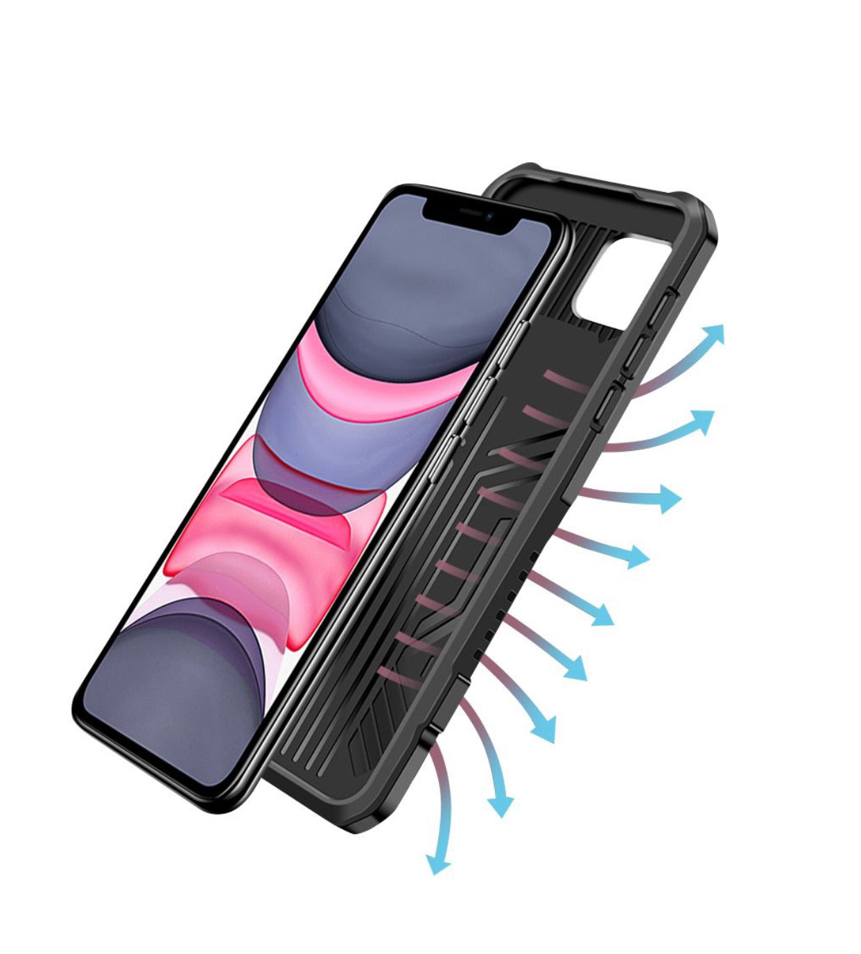 iPhone 12 Pro Max (6.7)  3-in-1 Combo Case