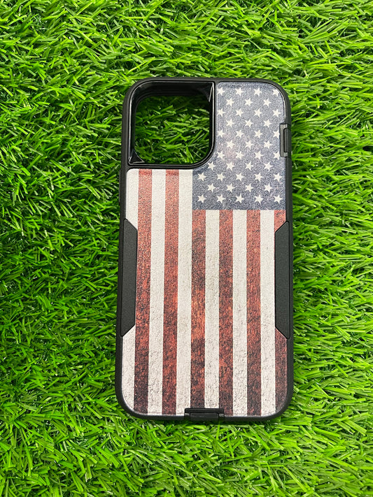 iPhone 13 Pro Max Double Layer Flag Case