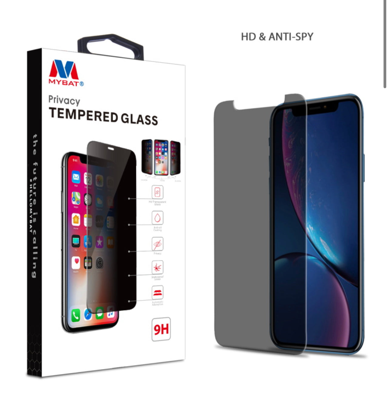 Privacy Tempered Glass Screen Protector (2.5D) for Apple iPhone 11 / XR