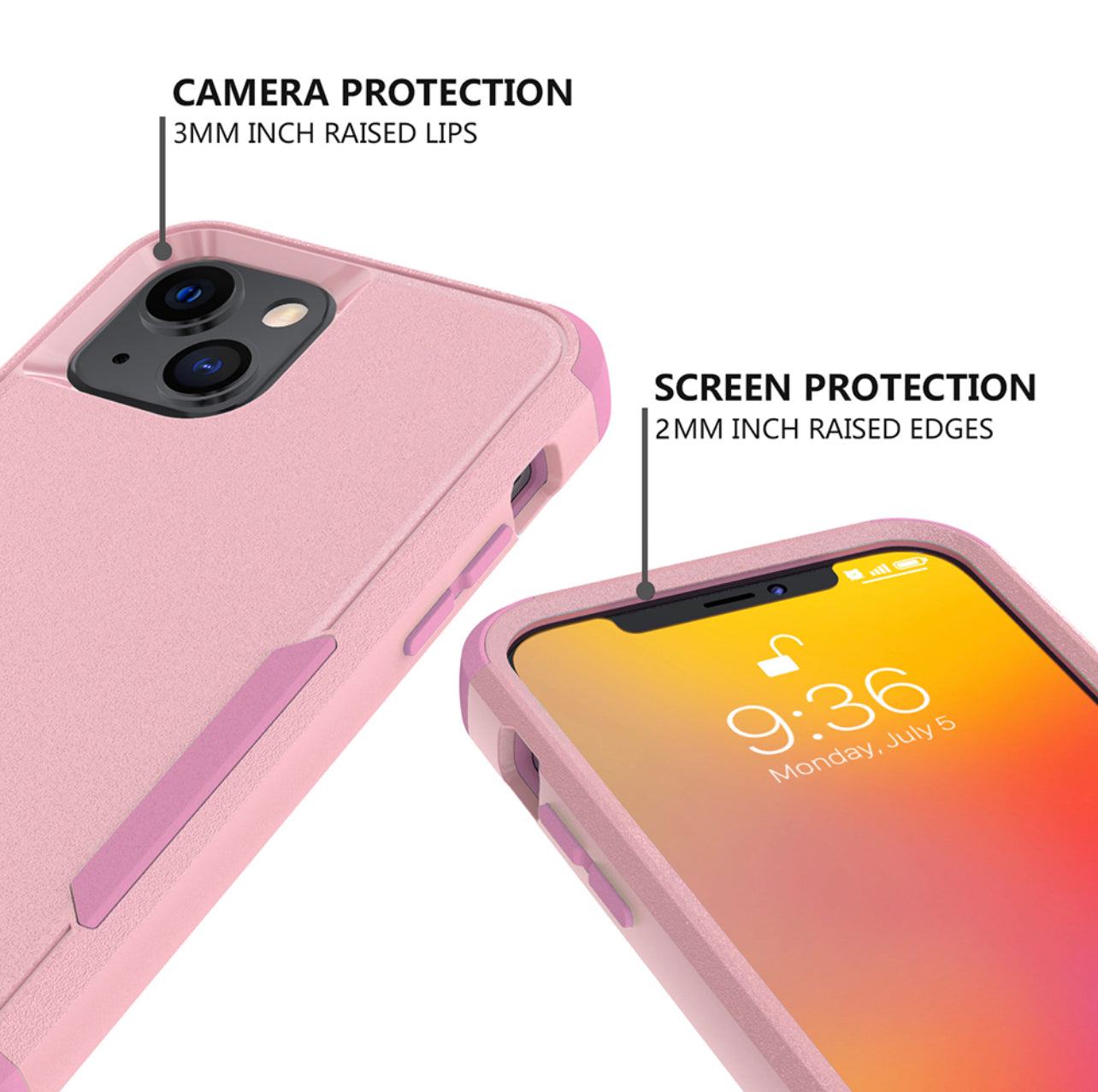 iPhone 13 (6.1) Heavy Duty Hybrid Case