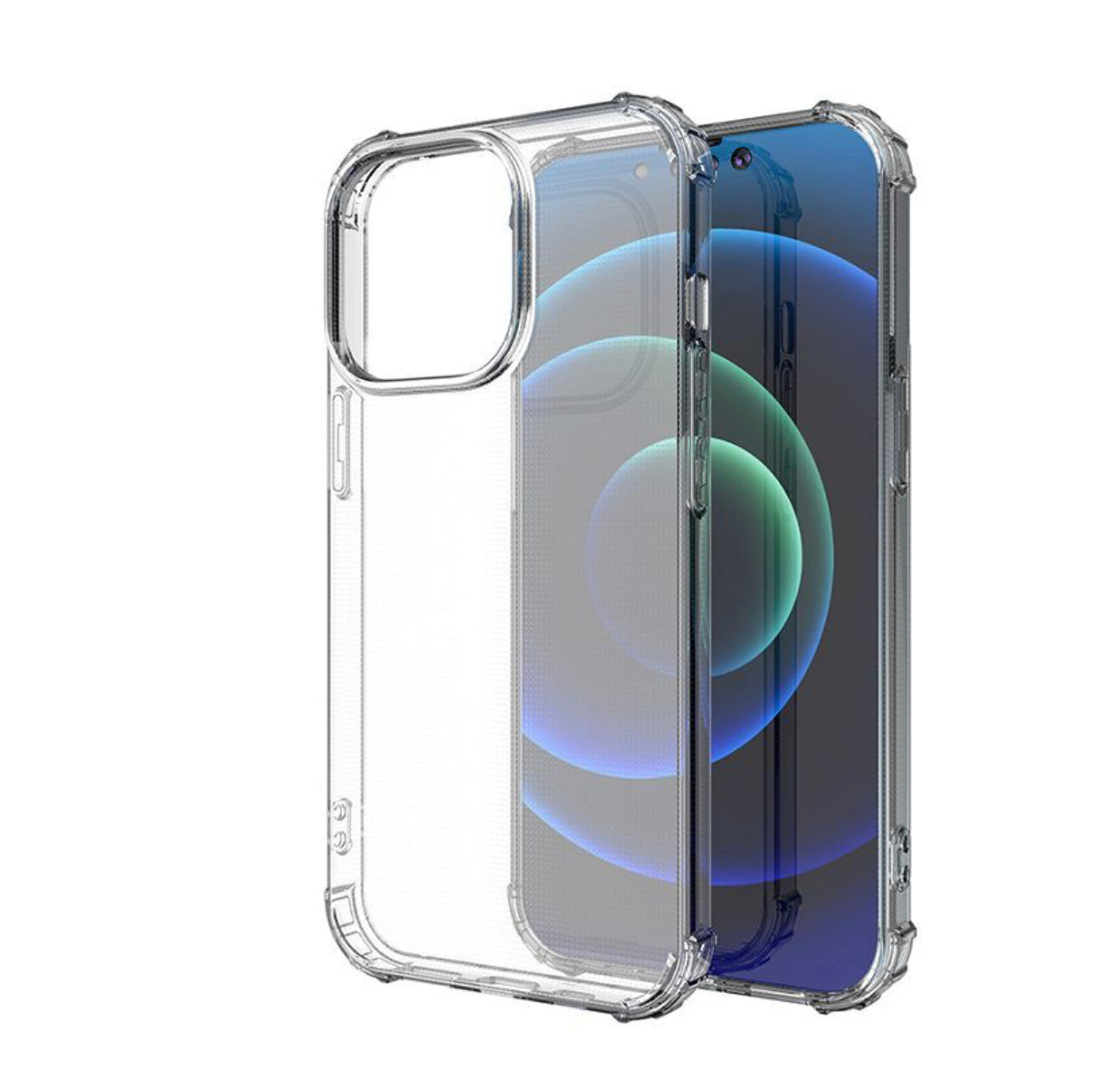 iPhone 14 Plus 6.7" Shockproof Transparent Thick TPU Case Cover