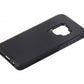 Samsung Galaxy S9 - Solid Black Honey Leather Back Cover on Black TPU Skin
