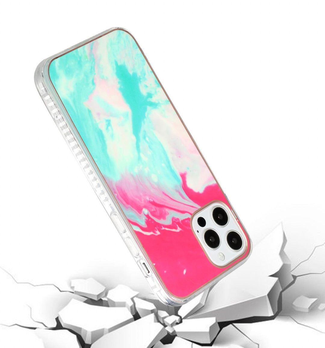 iPhone 12 Pro Max Marble Hybrid Case
