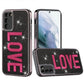 Galaxy s22 Ultra Love Embroidery Bling Case