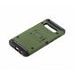 Samsung Galaxy S10 Plus - Army Green Colored Horizontal Hard Back Kickstand Case