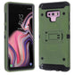 Samsung Galaxy Note 9 - Army Green Colored Horizontal Kickstand Case