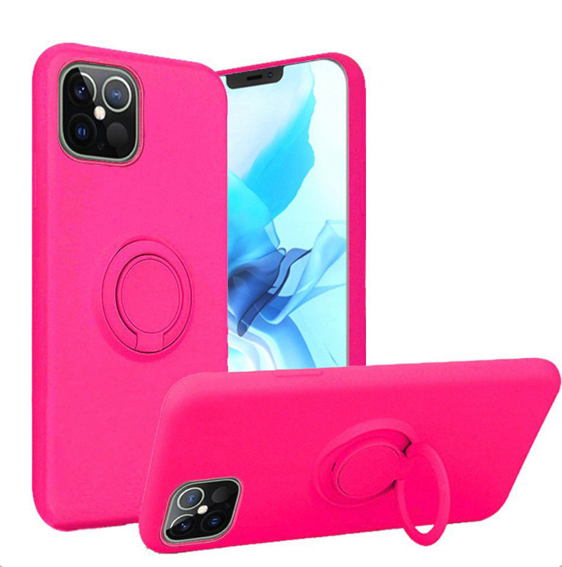 iPhone 12/Pro Magnetic Ring Holder Case