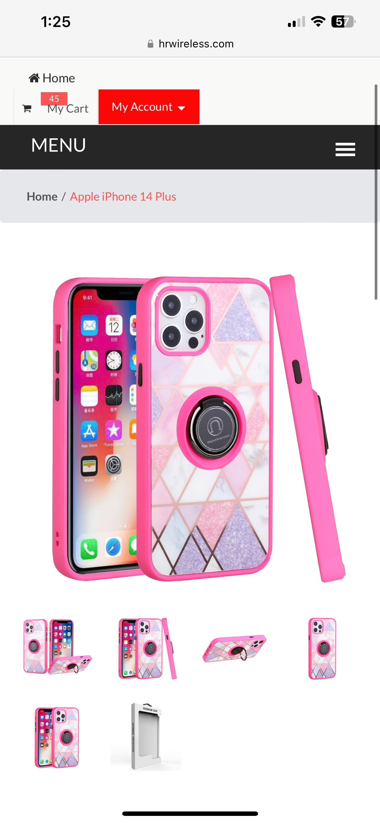 iPhone 14 Plus Magnetic Kickstand Case