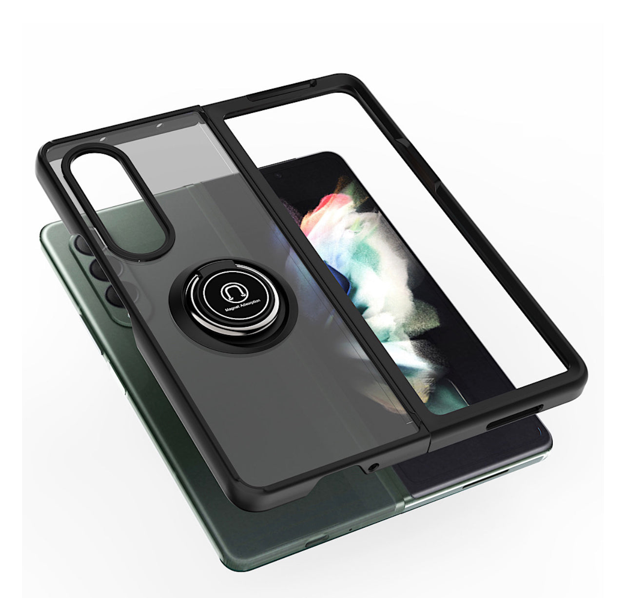 Samsung Galaxy Z Fold3 5G Magnetic Ring Stand Case