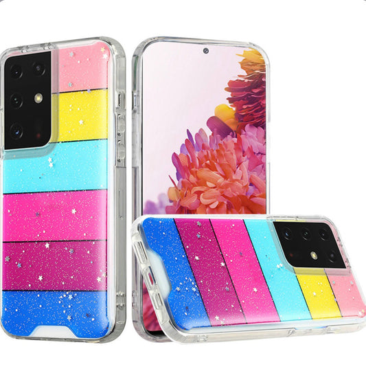 Samsung Galaxy s21 Ultra Stripes Hybrid Case
