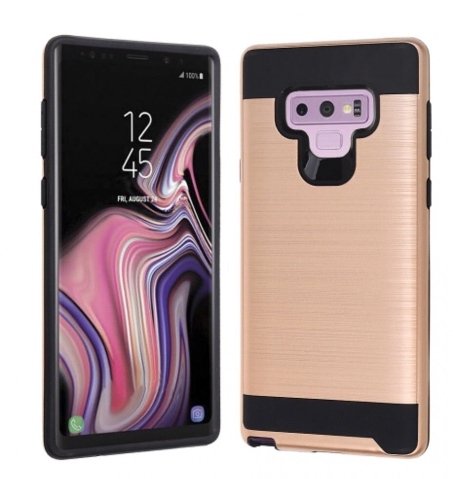 SAMSUNG GALAXY NOTE 9 - SOLID ROSE GOLD HYBRID CASE