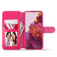 SAMSUNG GALAXY S21 ULTRA (6.8) - MYBAT MYJACKET ELEMENT SERIES WALLET CASE - HOT PINK