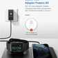 Seneo 2 in1 7.5W Fast Wireless Charger Charging Pad Stand For Apple Watch iPhone