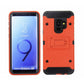 Samsung Galaxy S9 - Red Colored Horizontal Hard Back Kickstand Case