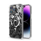 MyBat Pro Mood Series MagSafe Case for Apple iPhone 14 Pro Max (6.7) - Black Hearts