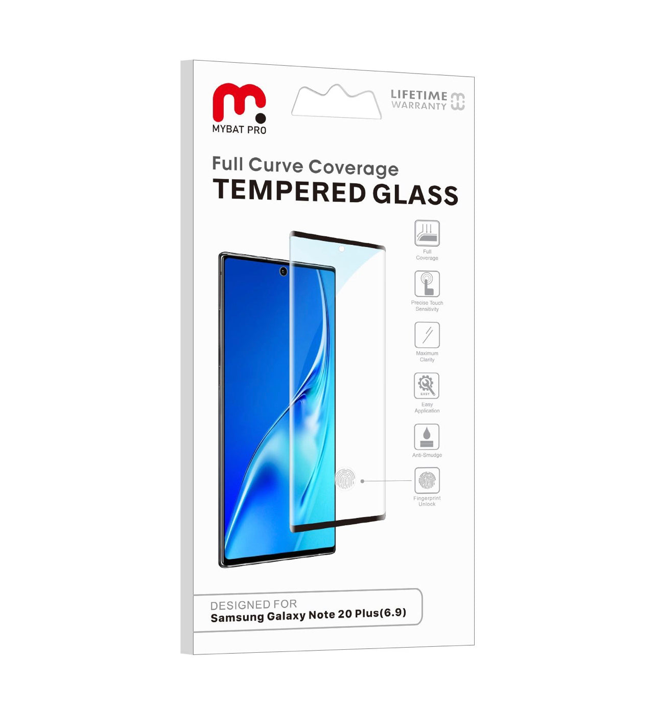 MYBAT PRO FULL CURVE COVERAGE TEMPERED GLASS FOR SAMSUNG GALAXY NOTE 20 ULTRA