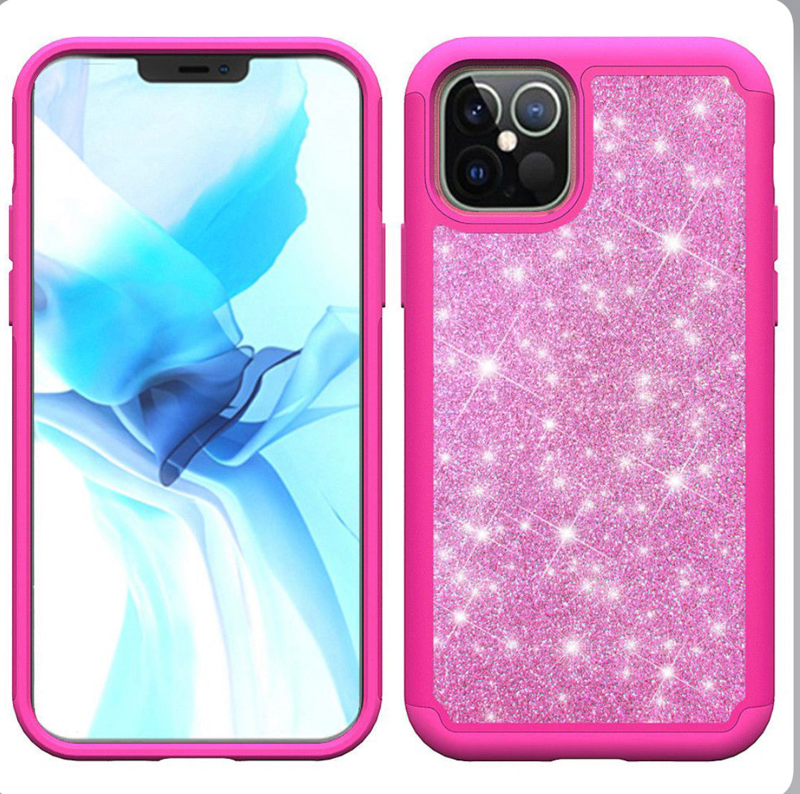 iPhone 12 Pro Max Hybrid Bling Case