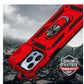 iPhone 14 PRO MAX 6.7" Magnetic  Ring Stand Camera Protective Cover Case - Red