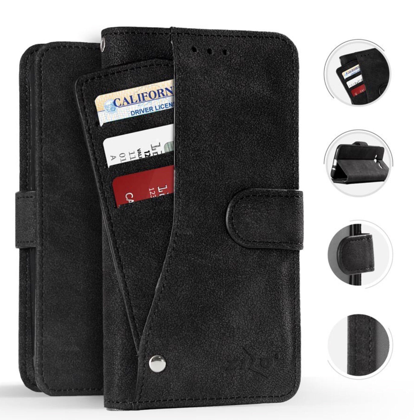 Samsung Galaxy S9+ - Black Slide Out Pocket Wallet