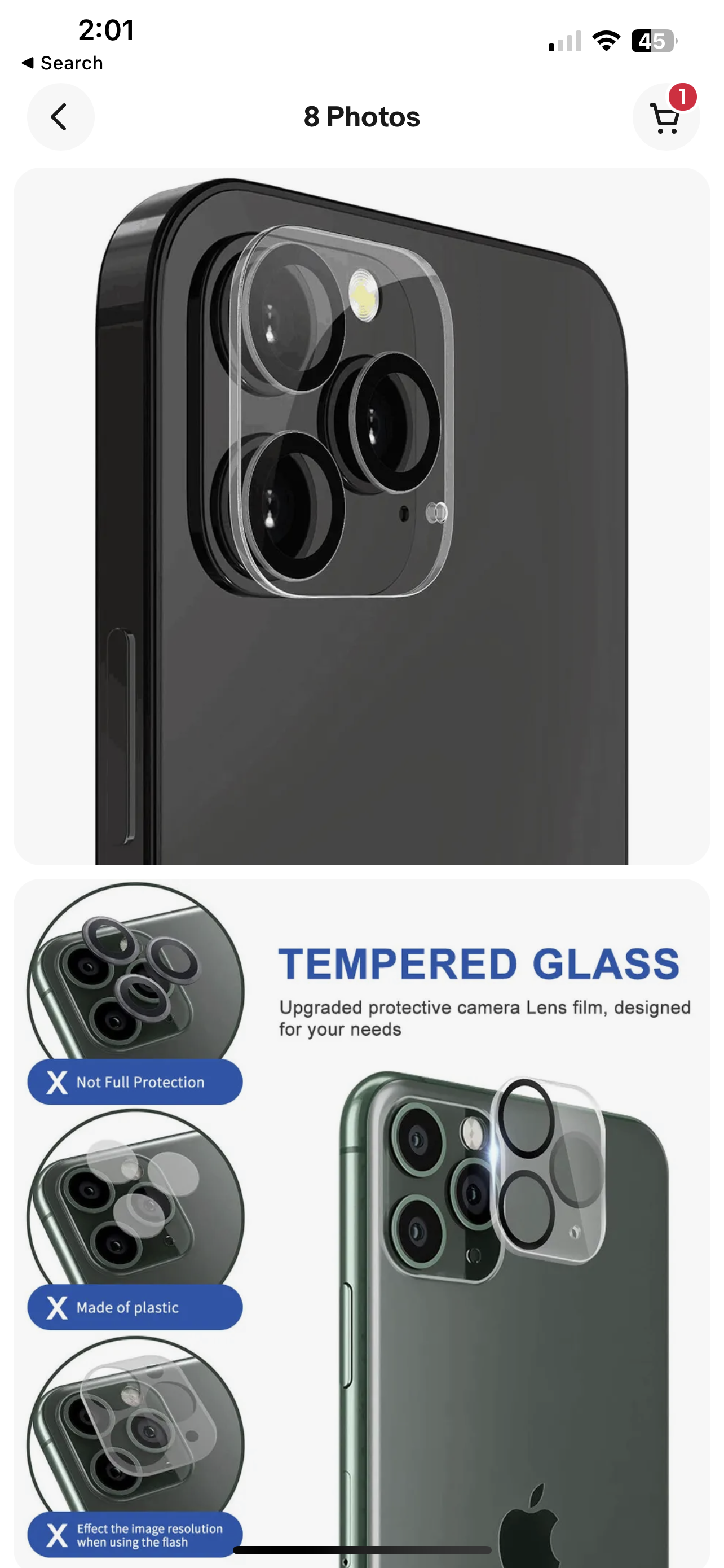iPhone 14/Plus Lens Shield Protection